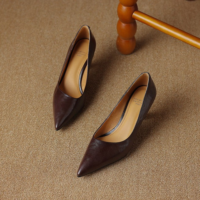 Mirelle Lambskin Heels