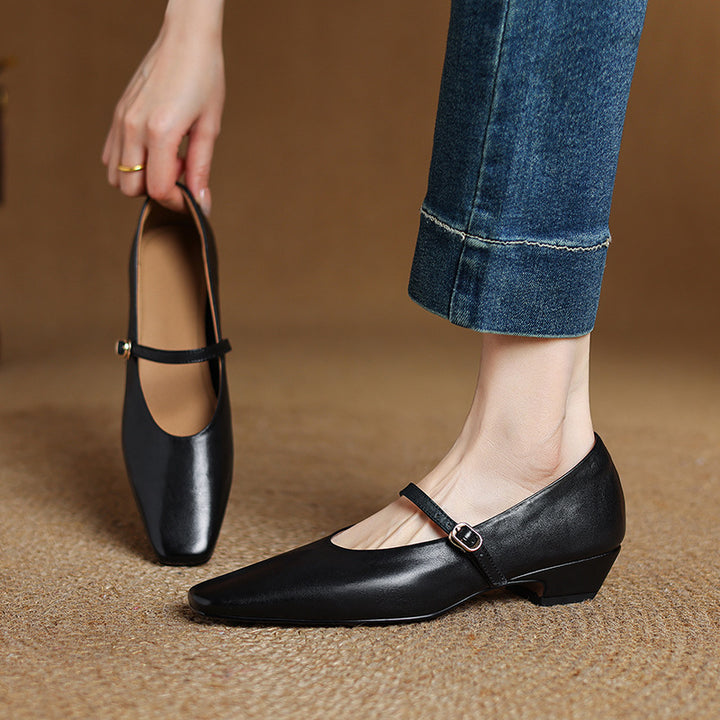 Cédrine Leather Pumps