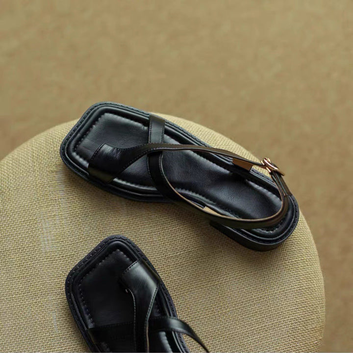 Arlisse Cross-Strap Sandals