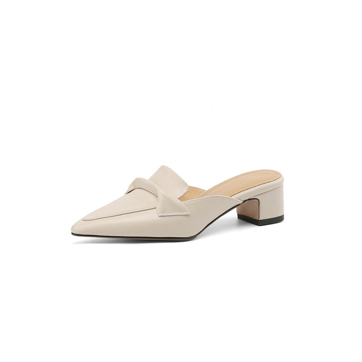 Marloe Pointed Leather Mule