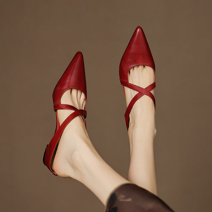 Eryne Leather Mules