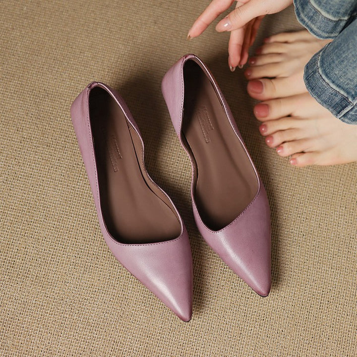 Orlisse Leather Heels