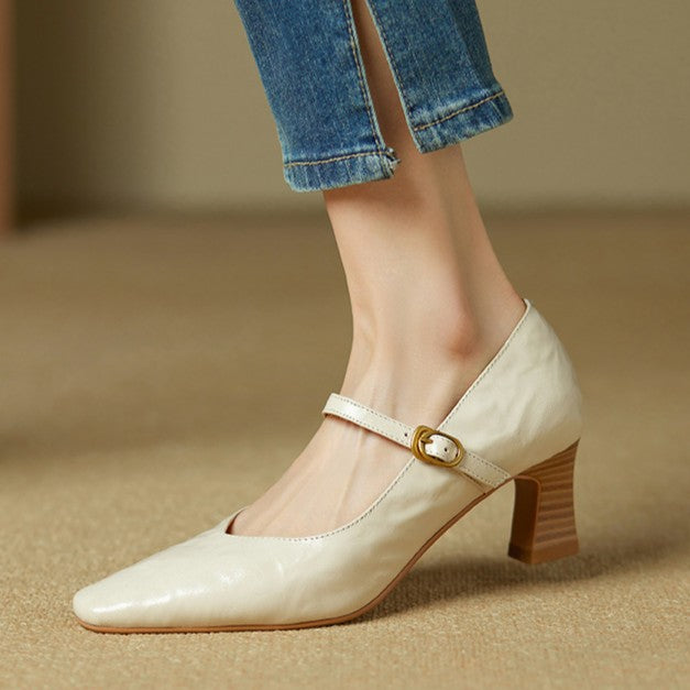 Orvane Leather Heels