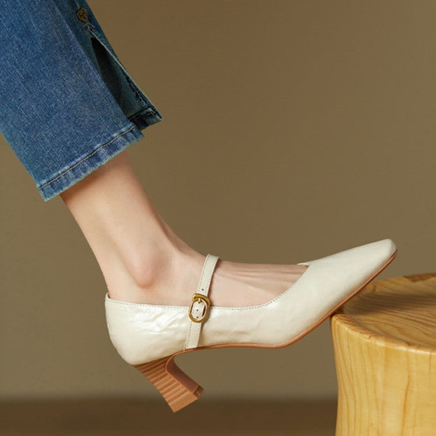 Orvane Leather Heels