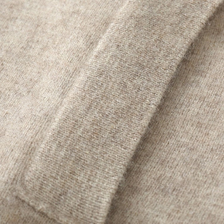 Trevoux Wool Button Cardigan