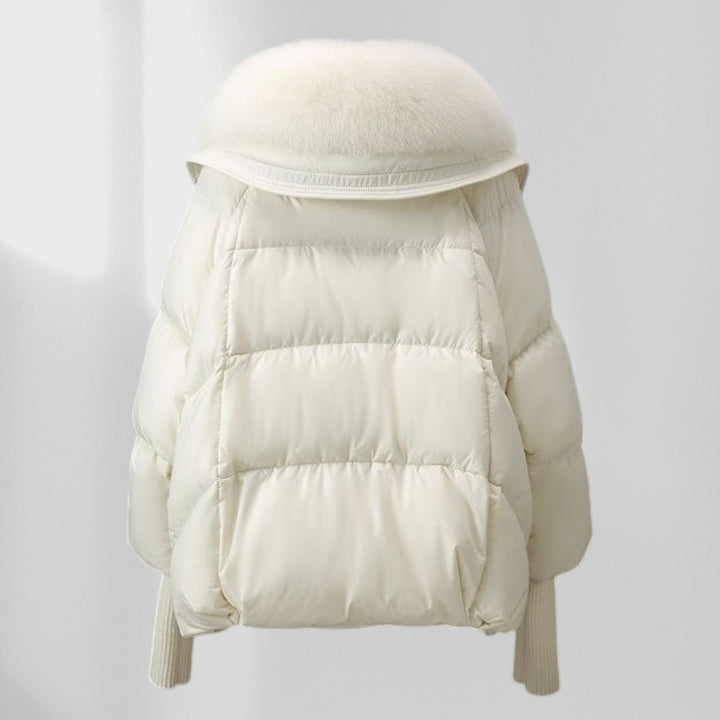 Averne Padded Fur-Collar Jacket