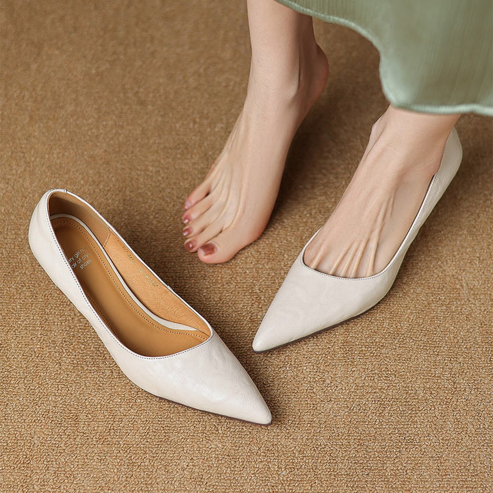 Cymara Leather Heels