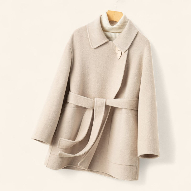 Rhéa Collared Wool Coat