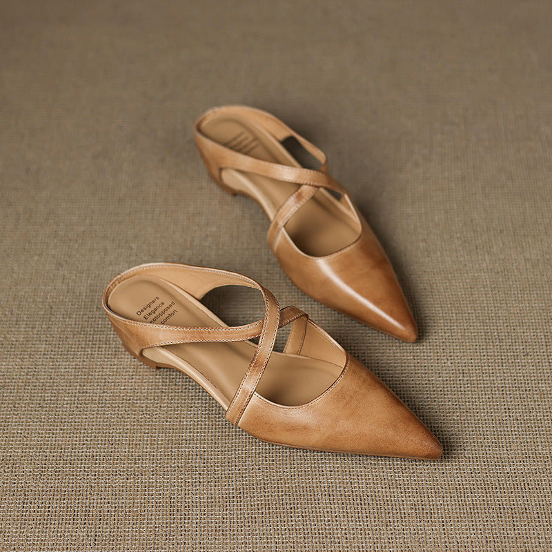 Eryne Leather Mules