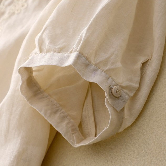 Lureva Cotton-Linen Blouse