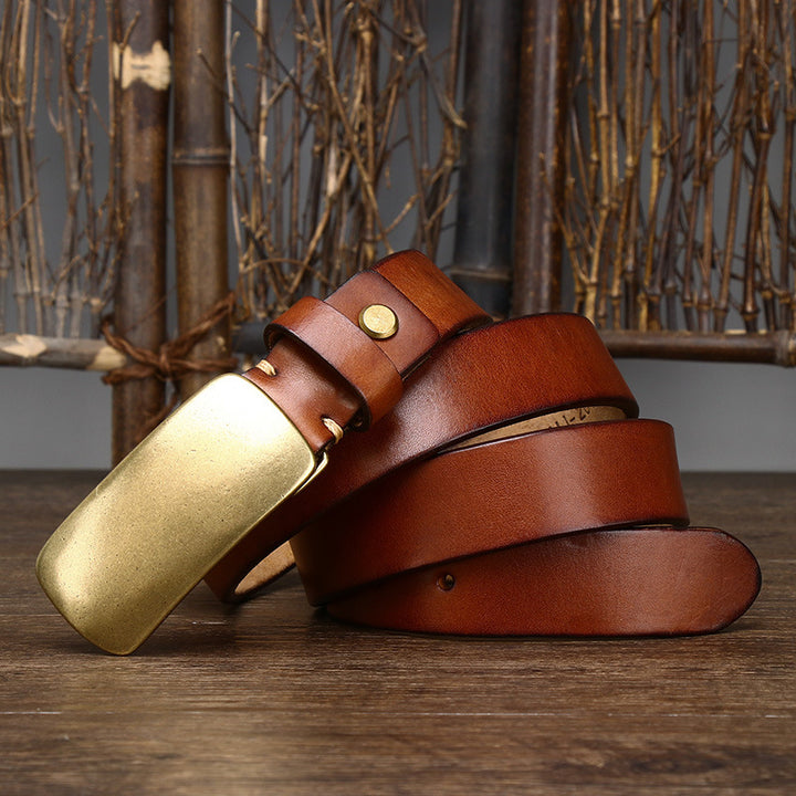 Corven Brass Leather Belt