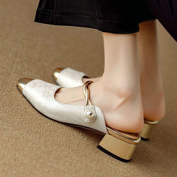 Renna Brocade Mules