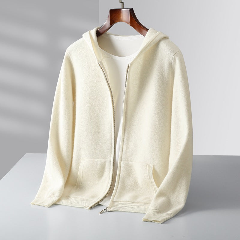Elvron Wool Hooded Cardigan