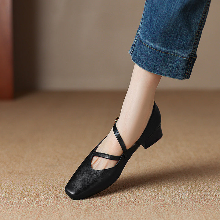 Marvelle Leather Mary Janes