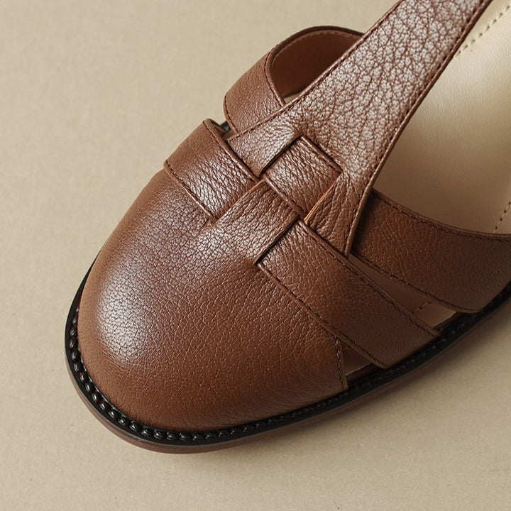 Lorin Roman Leather Heels