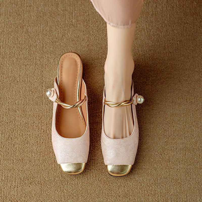 Renna Brocade Mules