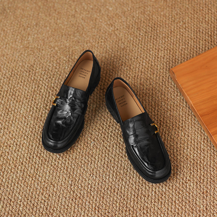 Celia Horsebit Leather Loafers