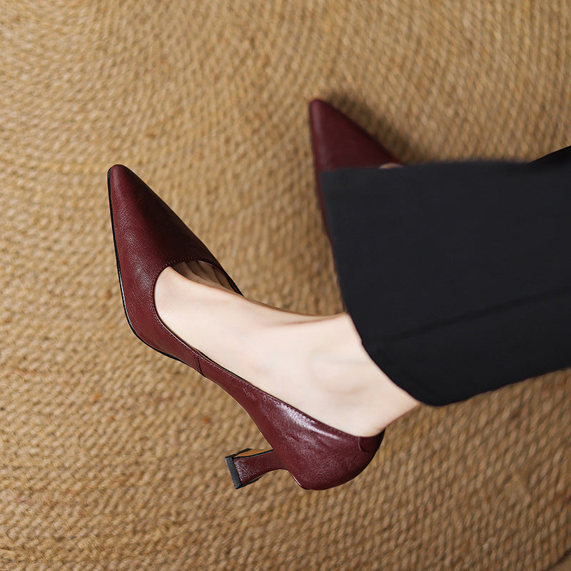Mirelle Lambskin Heels