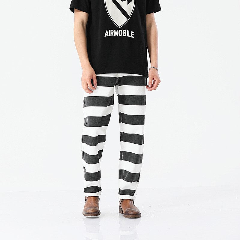 Barlow Heavy Canvas Stripe Pants