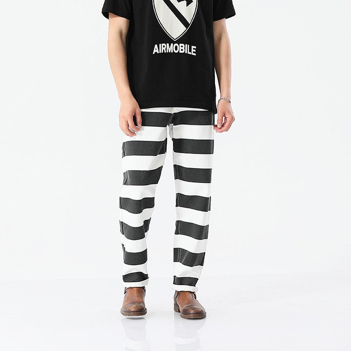 Barlow Heavy Canvas Stripe Pants