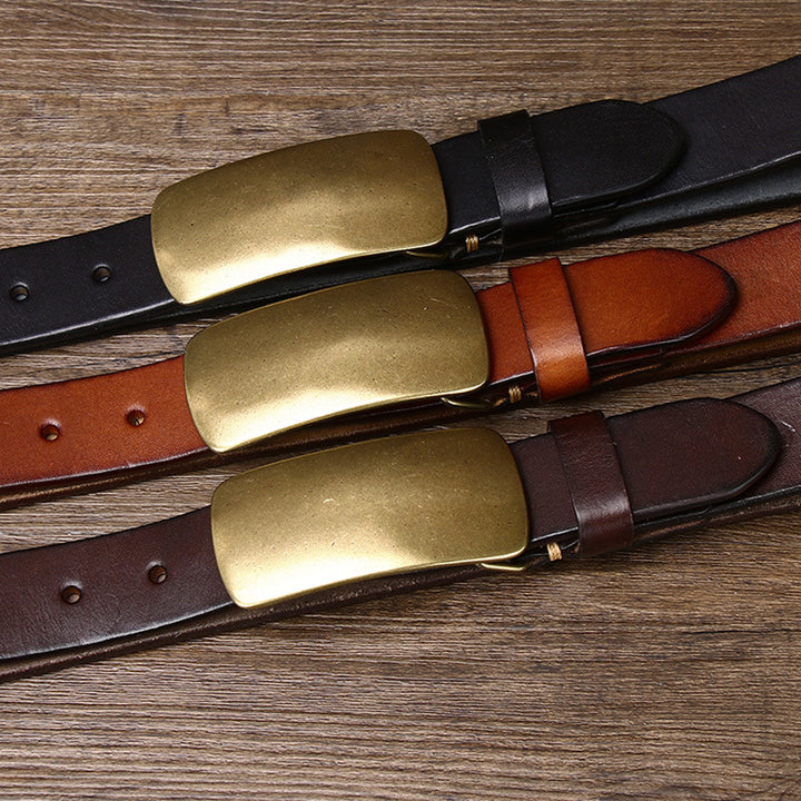 Corven Brass Leather Belt