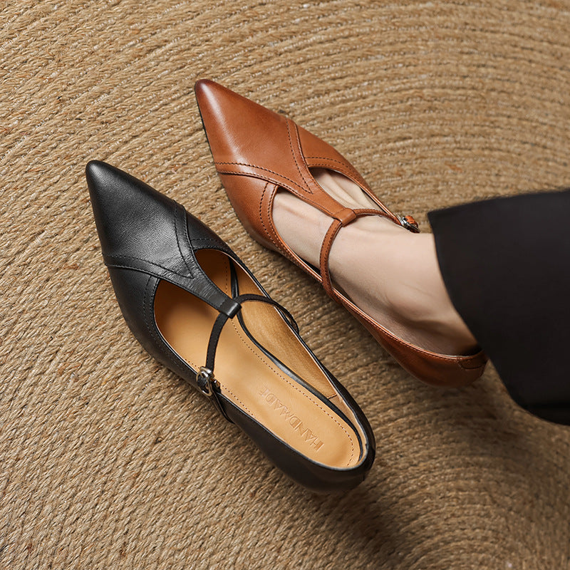 Aveline Lambskin Heels