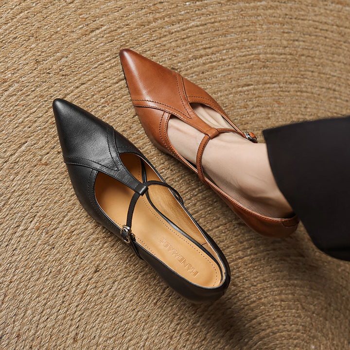 Aveline Lambskin Heels
