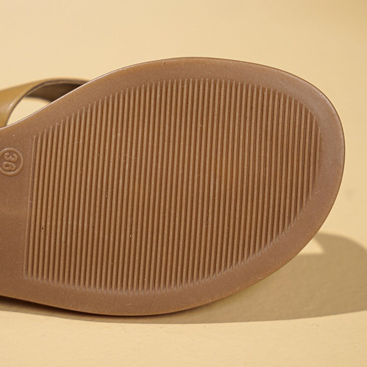Avelin Slingback Leather Sandals
