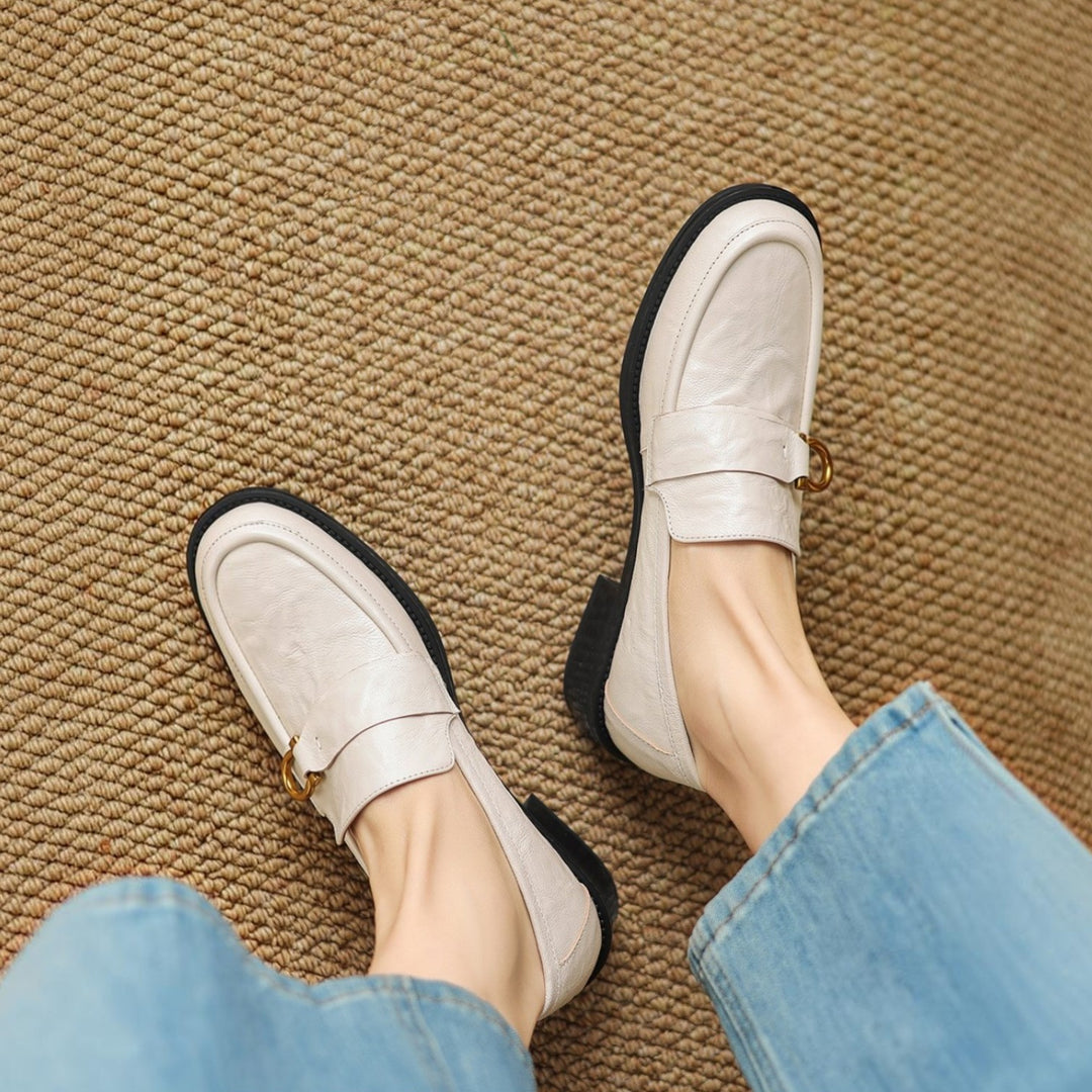 Celia Horsebit Leather Loafers