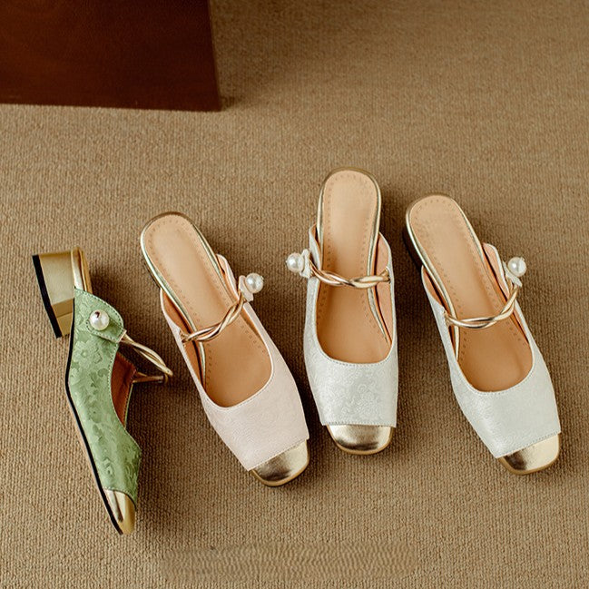 Renna Brocade Mules