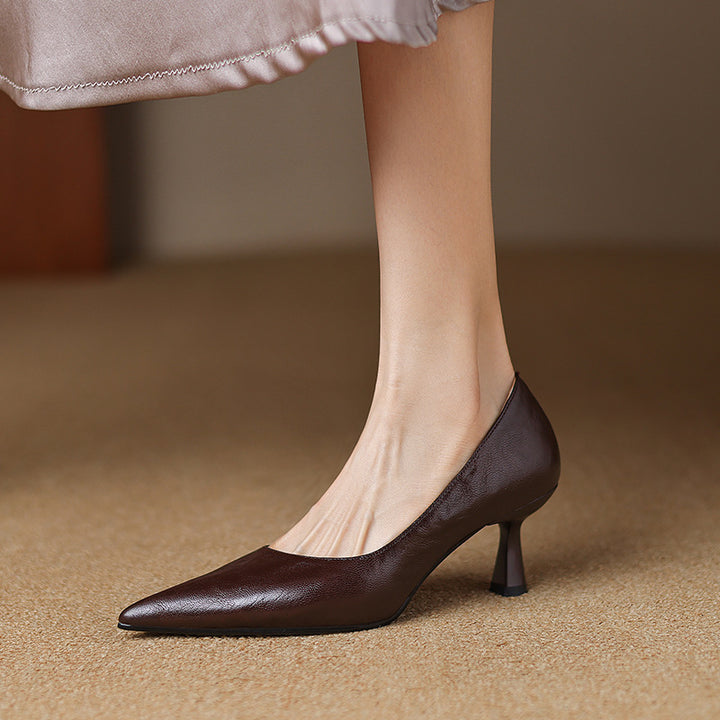Mirelle Lambskin Heels