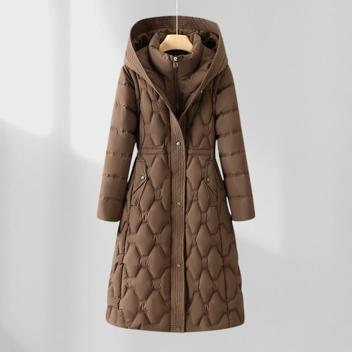 Velmora Quilted Down Coat