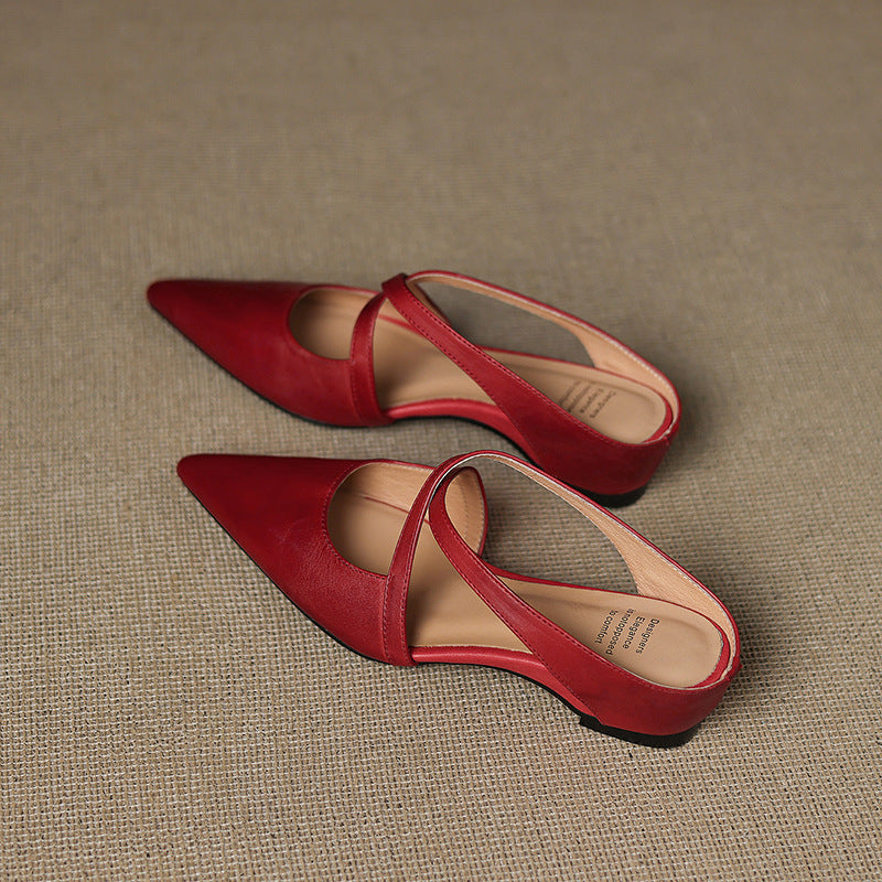 Eryne Leather Mules