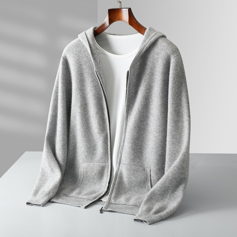 Elvron Wool Hooded Cardigan