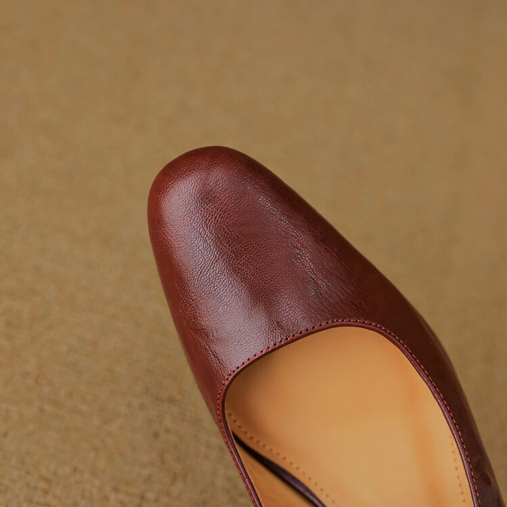 Lurea Strap Leather Mules