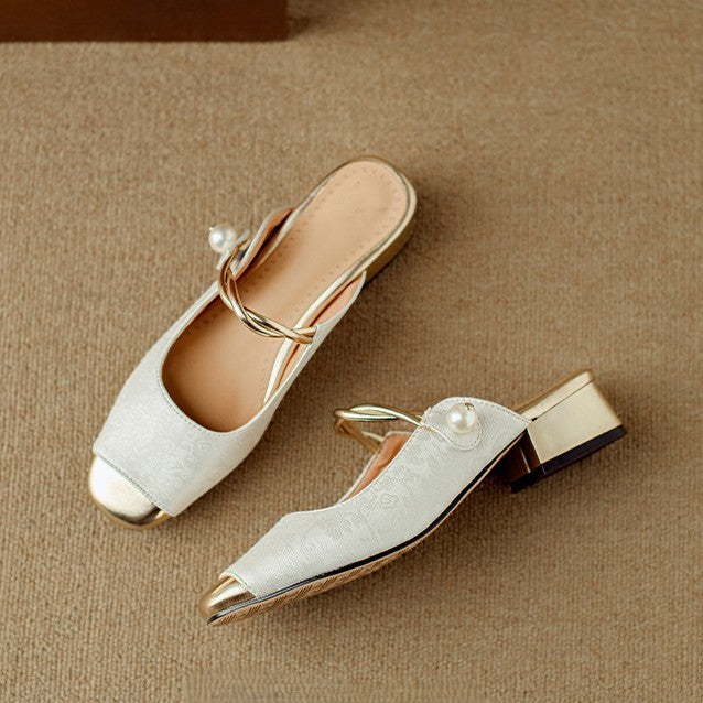 Renna Brocade Mules