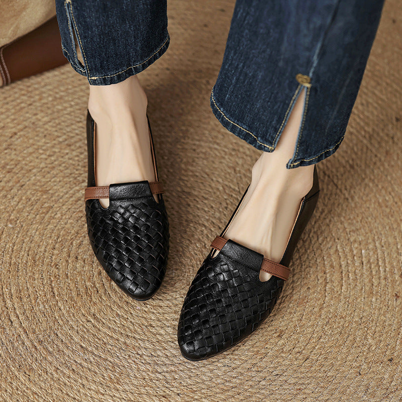 Ardelle Woven Leather Loafer