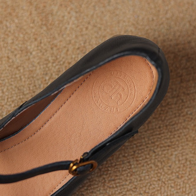 Marvelle Leather Mary Janes