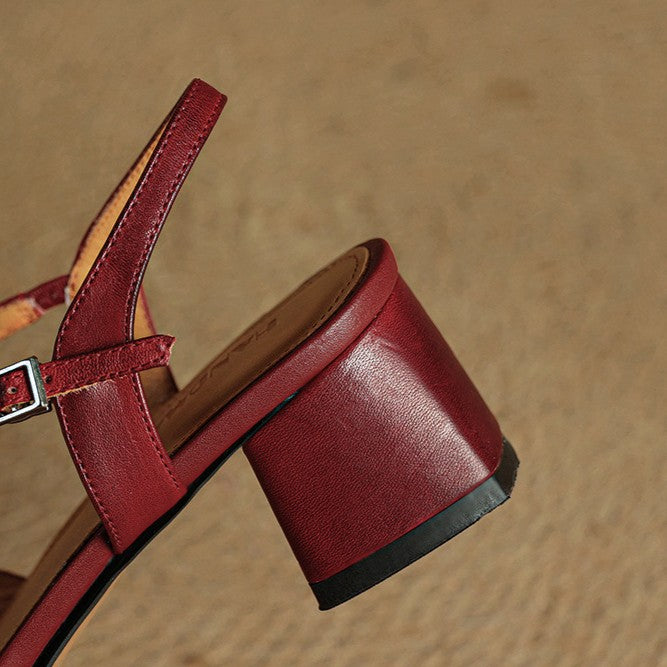 Valenne Leather Heels
