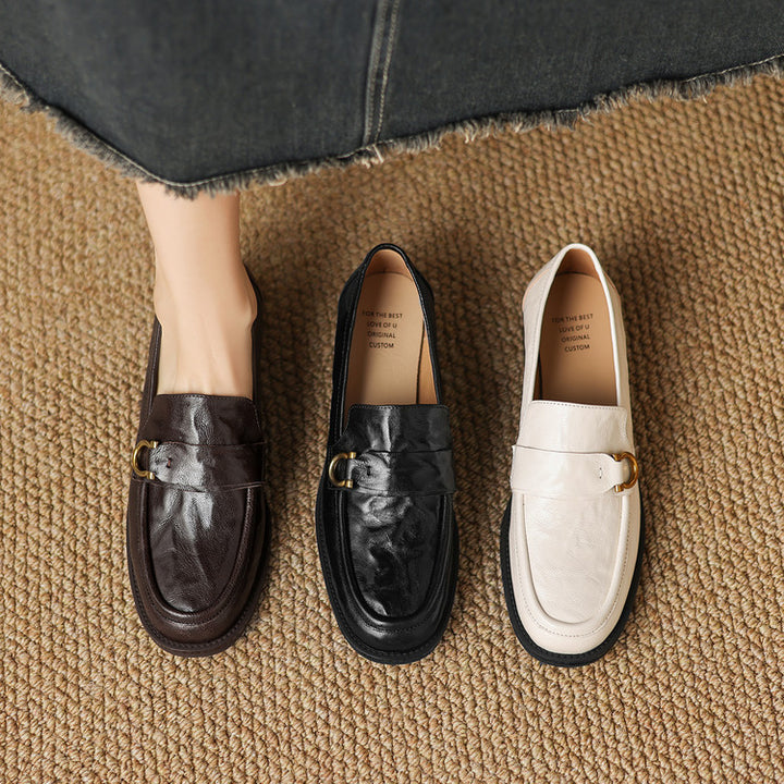 Celia Horsebit Leather Loafers