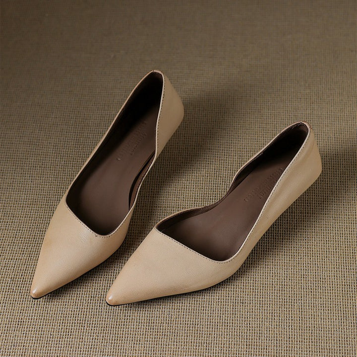 Orlisse Leather Heels