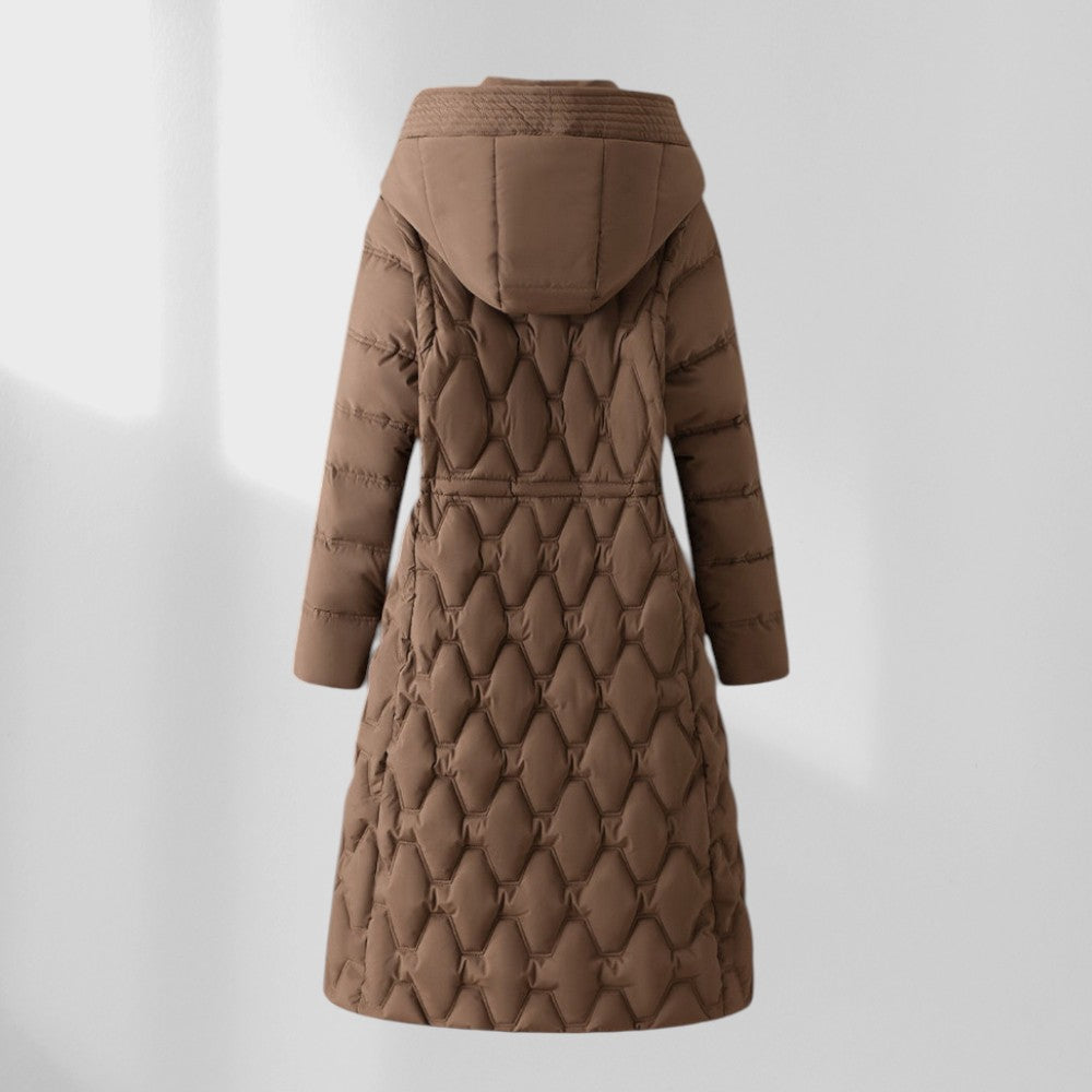 Velmora Quilted Down Coat