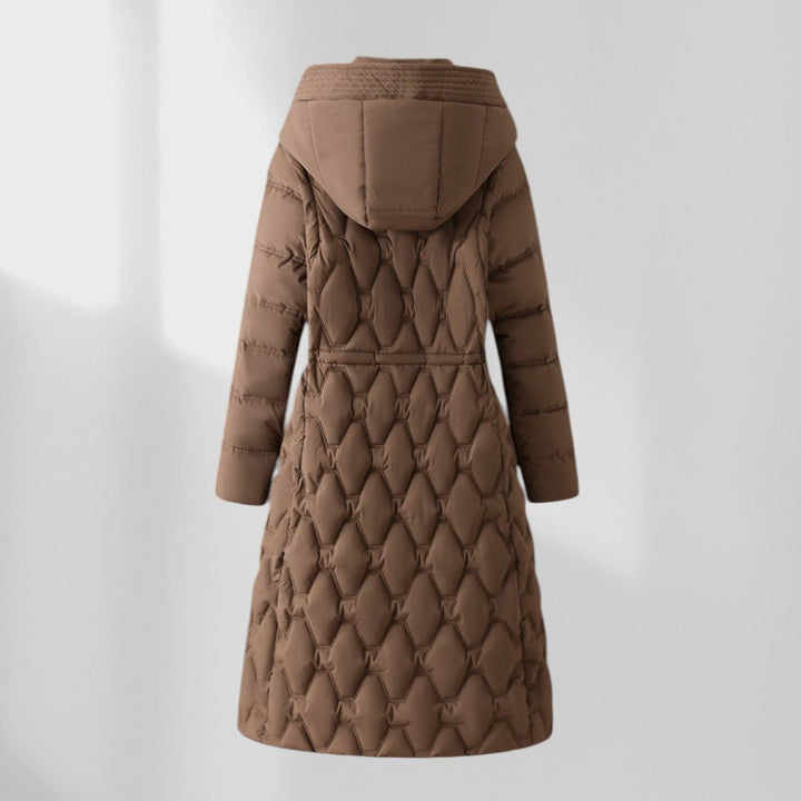 Velmora Quilted Down Coat