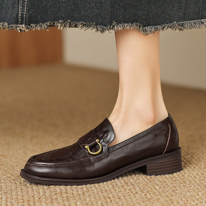 Celia Horsebit Leather Loafers