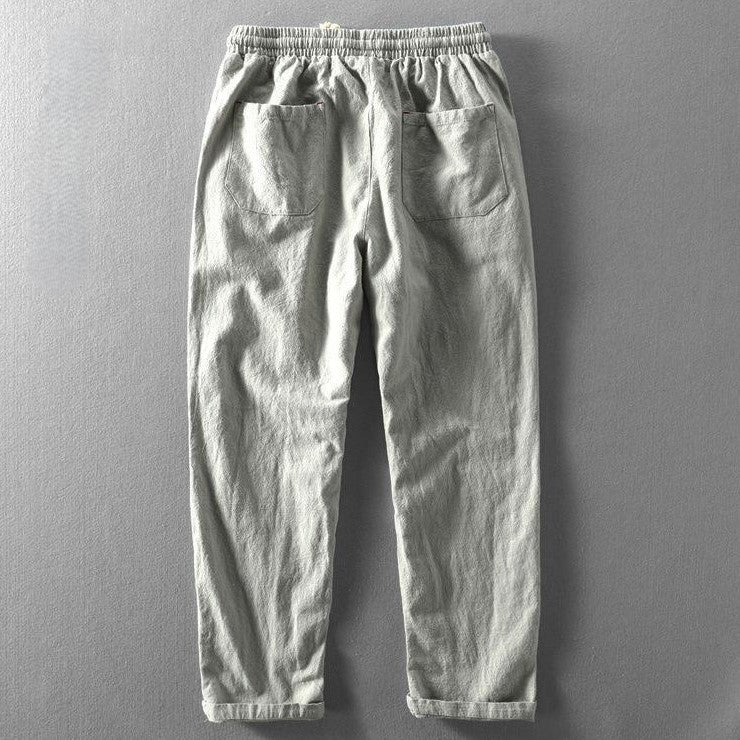 Elaren Cotton-Linen Joggers