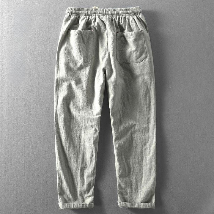 Elaren Cotton-Linen Joggers