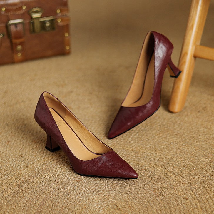 Mirelle Lambskin Heels