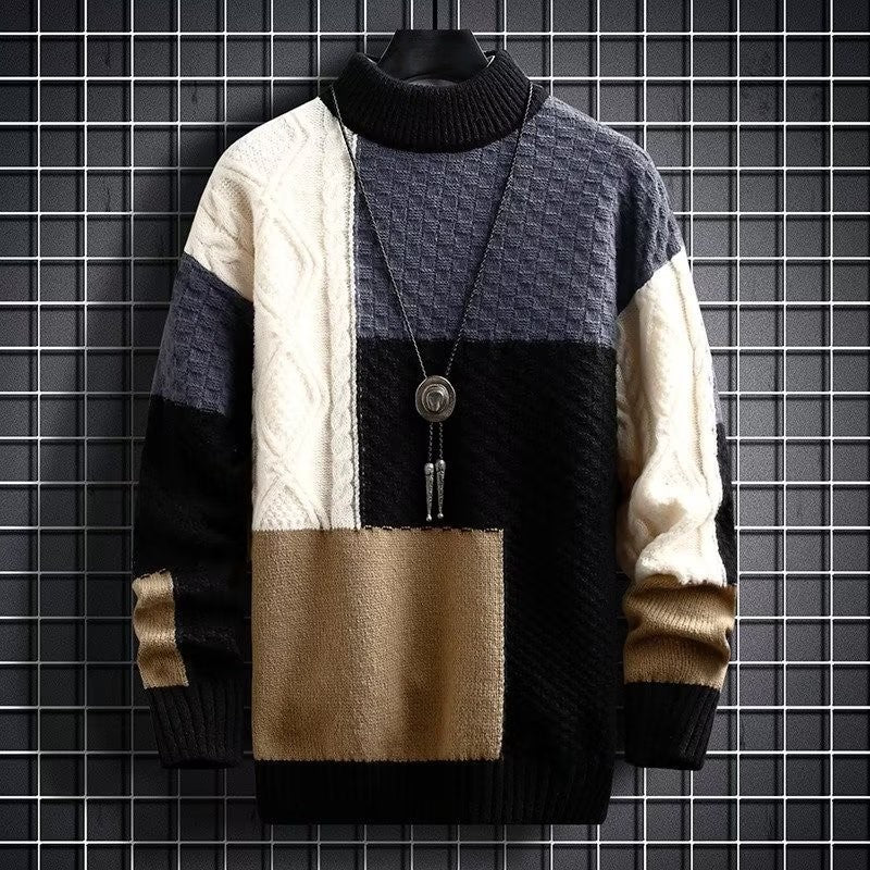 Arven Patchwork Knit Sweater