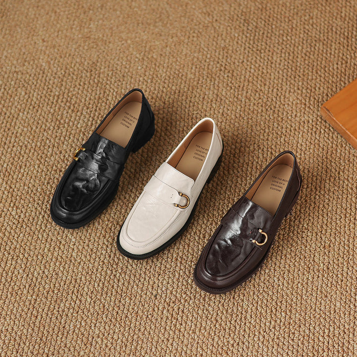 Celia Horsebit Leather Loafers