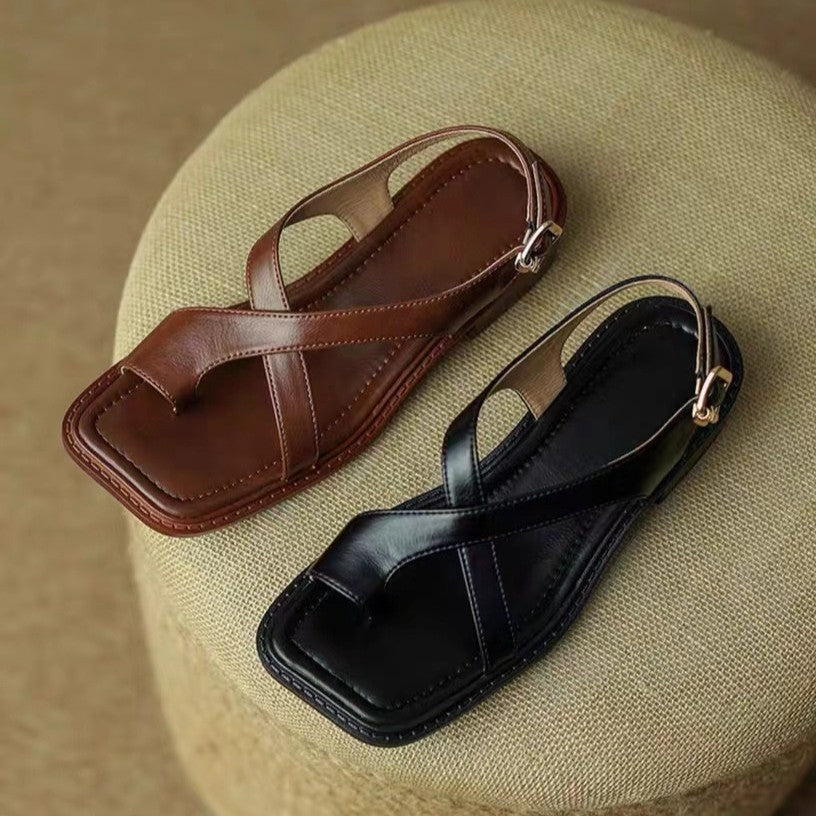 Arlisse Cross-Strap Sandals